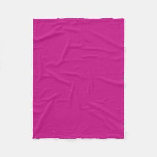 MediumVioletRed Fleece Deken (Voorkant)