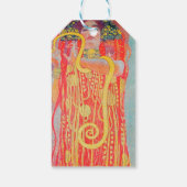 Medizin door Gustav Klimt, art nouveau, , deco Cadeaulabel (Achterkant)