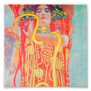 Medizin door Gustav Klimt, art nouveau, , deco Foto Afdruk