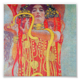 medizin van Gustav Klimt, kunst, kunstdeco, trend Foto Afdruk