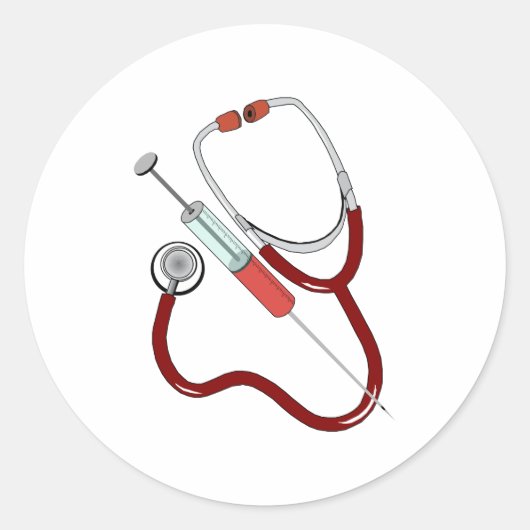 medizinische Instrumente medical instruments Ronde Sticker (Voorkant)
