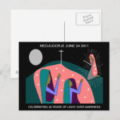 MEDJUGORJE 30 JAAR JUBILEUM BRIEFKAART (Voorkant / Achterkant)