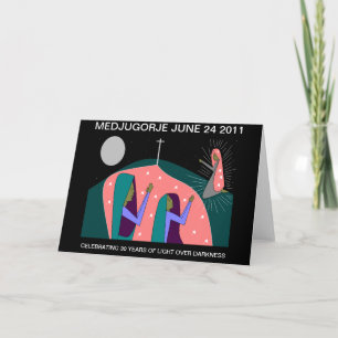 MEDJUGORJE 30-JARIG JUBILEUM KAART