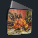 Medlar Branch by Pierre Renoir Laptop Sleeve<br><div class="desc">Pierre-Auguste Renoir's famous painting, Medlar Branch.</div>