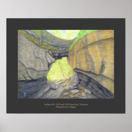 Medley Arch Natural Bridge Art afdrukken Poster