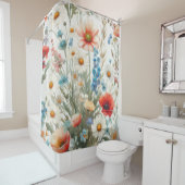 Medley van bloemen 🌷 douchegordijn (In situ)