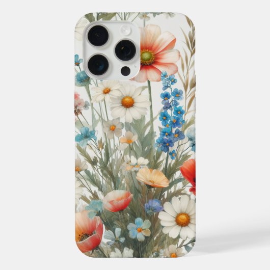 Medley van bloemen 🌷 iPhone hoesje (Achterkant)