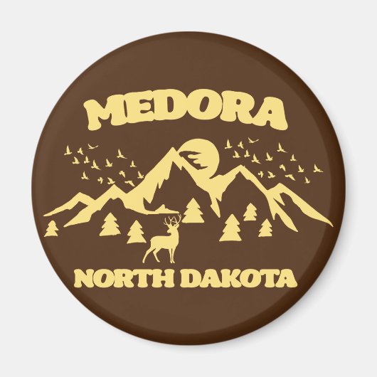 Medora, Noord-Dakota Magneet (Voorkant)