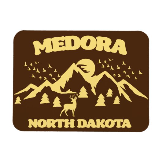 Medora, Noord-Dakota Magneet (Horizontaal)