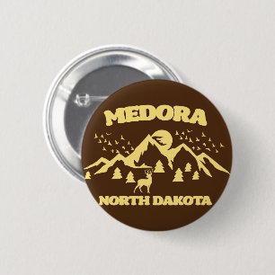 Medora, Noord-Dakota Ronde Button 5,7 Cm