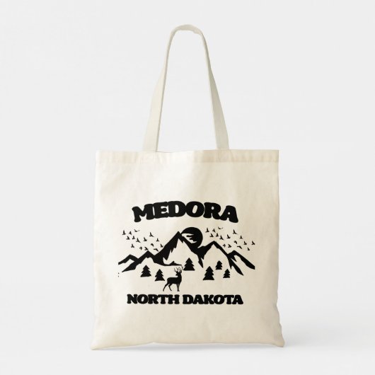 Medora, Noord-Dakota Tote Bag (Achterkant)