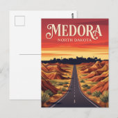 Medora USA Briefkaart (Voorkant / Achterkant)