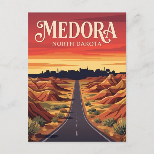 Medora USA Briefkaart (Voorkant)
