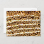 Medovik Honey Cake Abstract Briefkaart (Voorkant / Achterkant)