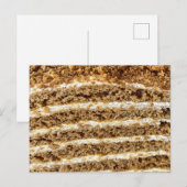 Medovik Honey Cake Abstract Briefkaart (Voorkant / Achterkant)