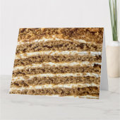 Medovik Honey Cake Abstract Kaart (Voorkant)