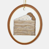 Medovik Medivnyk Russisch Oekraïens honingcake voe Keramisch Ornament (Links)