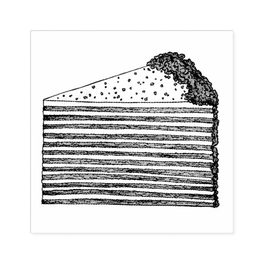 Medovik Medivnyk Russisch Oekraïens honingcake voe Rubberstempel (Afrduk)