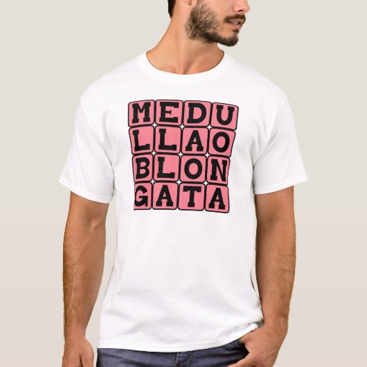 Medulla Oblongata, onderste hersenstam T-shirt (Voorkant)