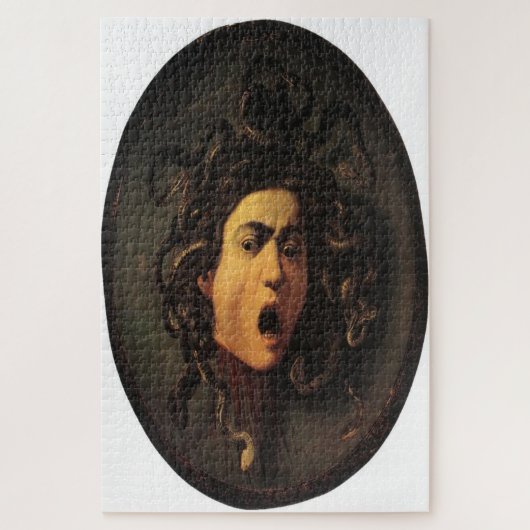 Medusa (1596) van Caravaggio Legpuzzel (Verticaal)