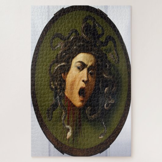 Medusa (1597) van Caravaggio Legpuzzel (Verticaal)