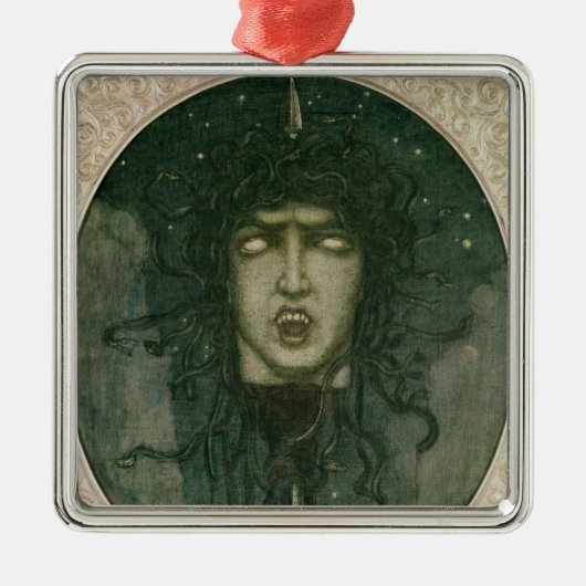 Medusa 1919 metalen ornament (Voorkant)