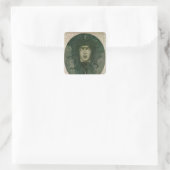 Medusa 1919 vierkante sticker (Tas)