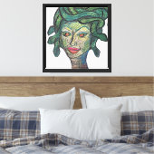 Medusa 1 canvas afdruk (Insitu (Slaapkamer))