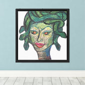 Medusa 1 canvas afdruk (Insitu (Houten vloer))