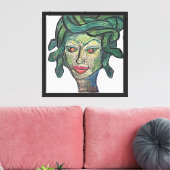 Medusa 1 canvas afdruk (Insitu (Woonkamer))