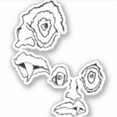 Medusa 1MMHeads DoubleHeaded 2025 Horror Boek Sticker (Voorkant)