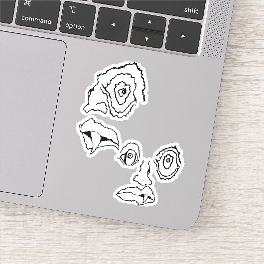 Medusa 1MMHeads DoubleHeaded 2025 Horror Boek Sticker (Detail)