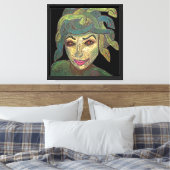 Medusa 2 canvas afdruk (Insitu (Slaapkamer))