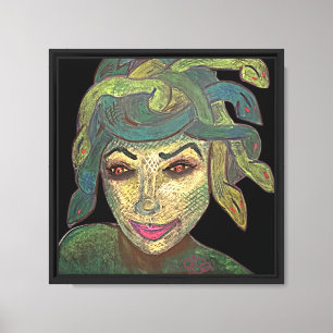 Medusa 2 canvas afdruk