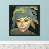 Medusa 2 canvas afdruk (Insitu (Houten vloer))