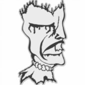 Medusa 2MMHeads Diecut 2025 Horrorboek Awaynowe Sticker (Voorkant)