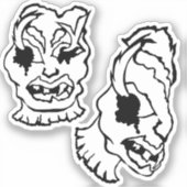 Medusa 2MMHeads DoubleHeaded 2025 Horror Boek Sticker (Voorkant)