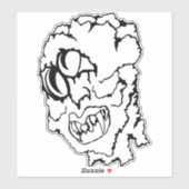 Medusa 3MMHeads Diecut 2025 Horrorboek Awaynowe Sticker (Vel)