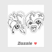 Medusa 3MMHeads DoubleHeaded 2025 Horror Awaynowe Sticker (Vel)