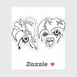 Medusa 3MMHeads DoubleHeaded 2025 Horror Awaynowe Sticker