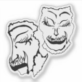Medusa 4MMHeads DoubleHeaded 2025 Horror Awaynowe Sticker (Voorkant)