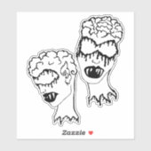 Medusa 6MMHeads DoubleHeaded 2025 Horror Awaynowe Sticker (Vel)