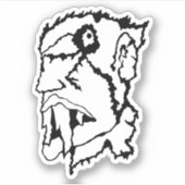 Medusa 7MMHeads Diecut 2025 Horror Demon Awaynowe Sticker (Voorkant)