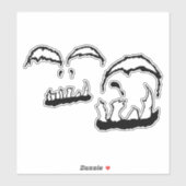 Medusa 7MMHeads DoubleHeaded 2025 Horror Awaynowe Sticker (Vel)