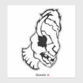 Medusa 8MMHeads Diecut 2025 Horror Book Awaynowe Sticker (Vel)