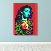 Medusa afgeleid canvas afdruk (Insitu (Houten vloer))