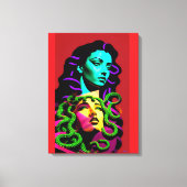 Medusa afgeleid canvas afdruk (Voorkant)