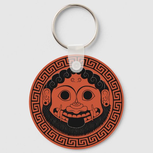 Medusa Apotropaic Oude Griekse kunst Sleutelhanger (Voorkant)