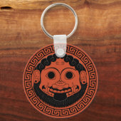 Medusa Apotropaic Oude Griekse kunst Sleutelhanger (Voorkant)