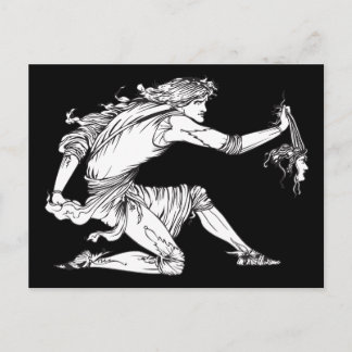 Medusa Aubrey Beardsley Briefkaart